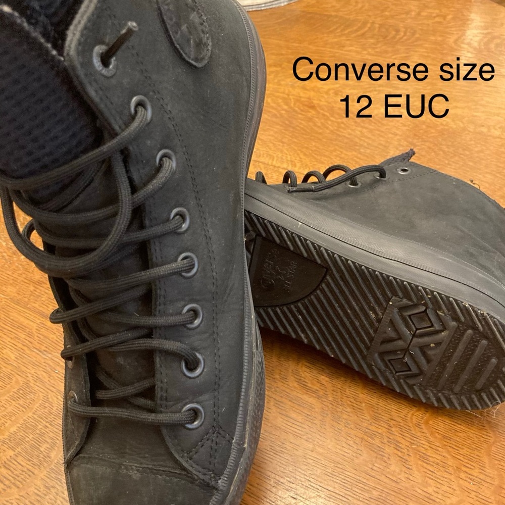 Converse high tops black